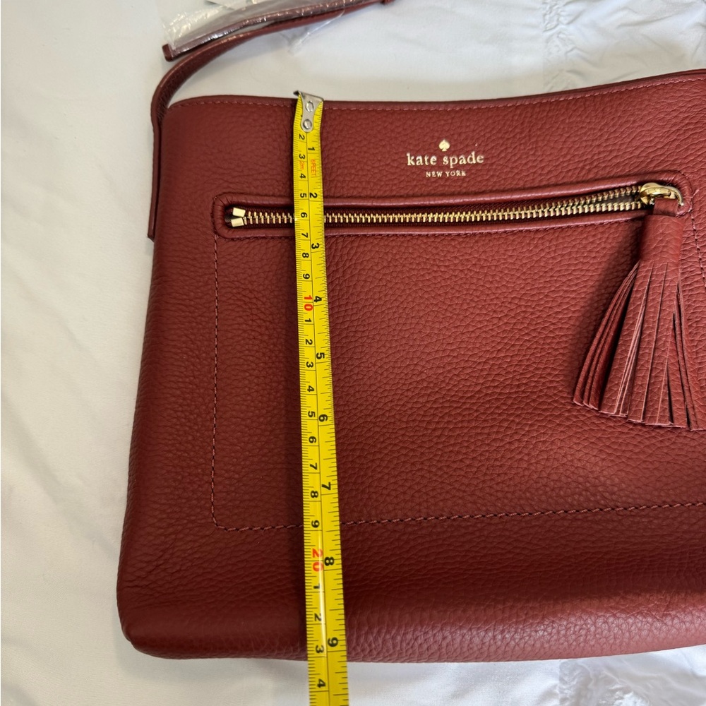 Kate Spade Reddish Brown Leather Crossbody Bag - Chester Street Dessi NWT - Picture 9 of 13